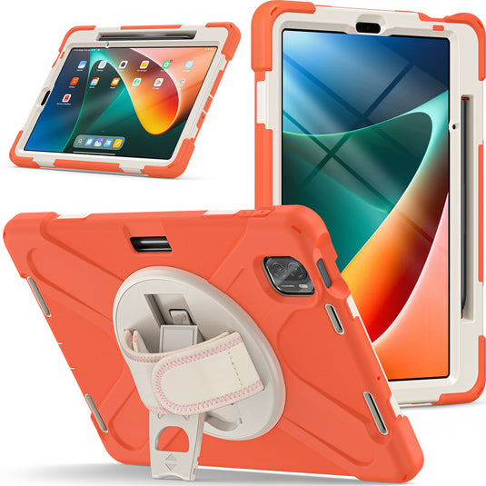 [Built-in Stand][With Wrist Wrap] Xiaomi Mi Pad 5/Pro 11’’ (2021) EVA Kid Friendly Heavy Duty Ring Holder Stand Case