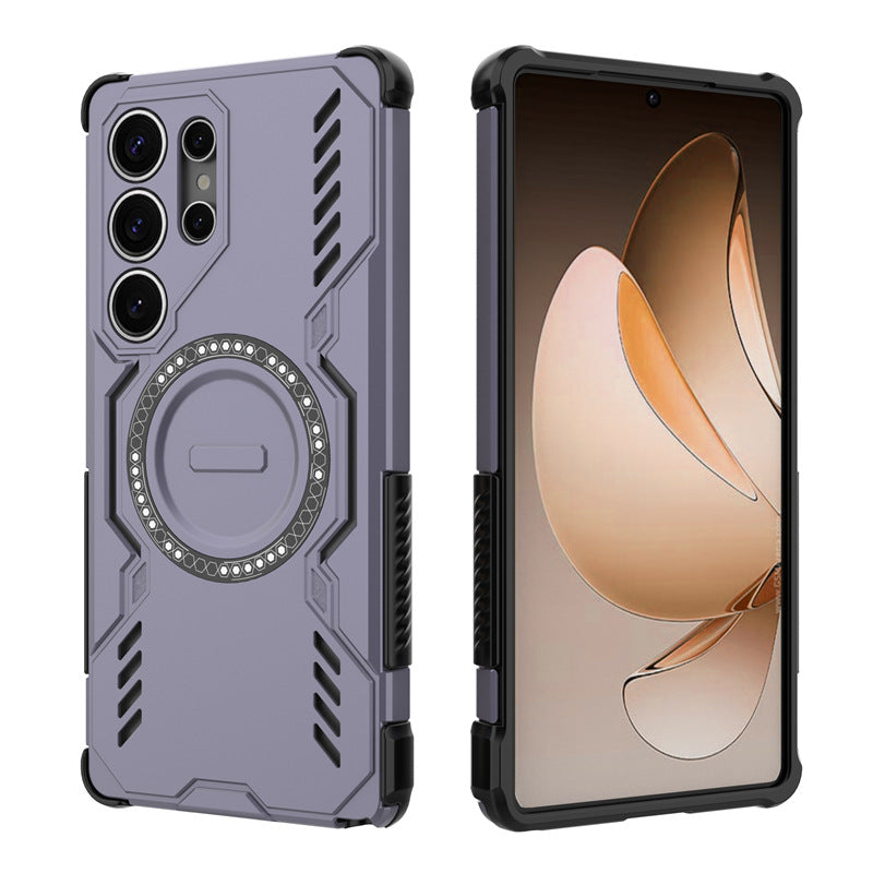 Load image into Gallery viewer, [Magsafe Compatoble] Samsung Galaxy S25/Plus/Ultra/Edge/FE - Military-Grade Cooling Shockproof Case
