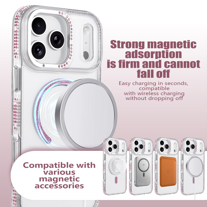 Load image into Gallery viewer, iPhone 17 Transparent Slim Shockproof Case with MagSafe Magnetic Ring &amp; Raised Camera Protection - i-Station Mobile Phone &amp; Electronic Device Repair and Accessories
