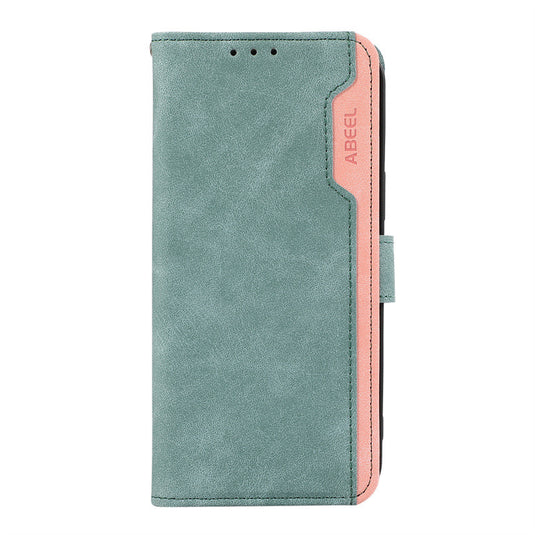 [With Card Solt] Motorola Moto G24/04/04s/E14 4G Color-block Leather Flip Phone Wallet Series Case