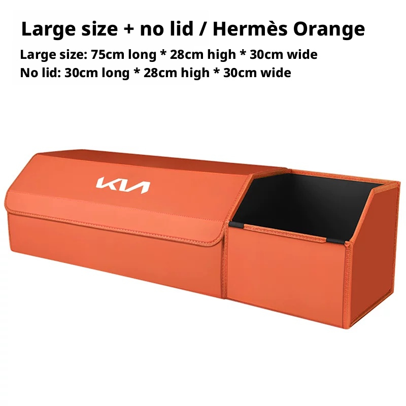 Load image into Gallery viewer, Kia Trunk Storage Box – Waterproof Foldable Microfiber Leather Cargo Organizer
