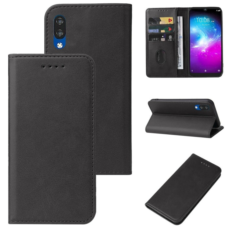 Load image into Gallery viewer, [WIth Card Slot] ZTE Blade A5 2020 Leather Shockproof Card Holder Wallet Series Case
