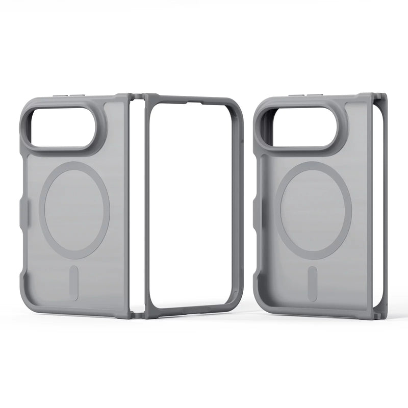 Load image into Gallery viewer, [MagSafe Compatible] Apple iPhone Ultra Fold - Frosted Clear Magnetic Shockproof Full-Coverage Protective Case
