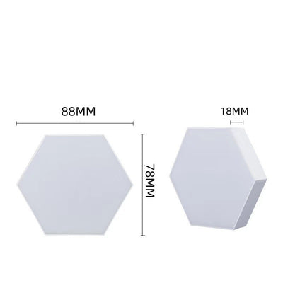 Hexagon RGB LED Smart Light Panels Punch-Free With App Control Gaming Lights Music Sync Hexagon Wall LED Lights DIY Geometry Ambience Lighting for Gaming Room Bedroom Streaming, 6 Panels - i-Station Mobile Phone & Electronic Device Repair and Accessories