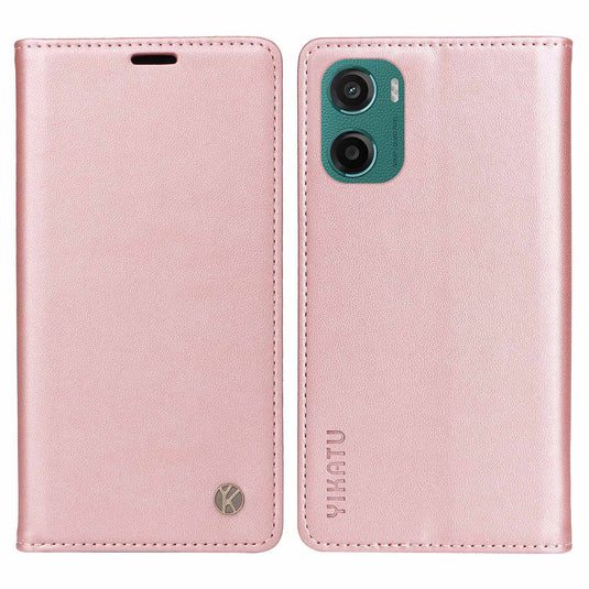 [With Card Slot] Motorola Moto G06 - Shockproof Magnetic Flip Wallet Case