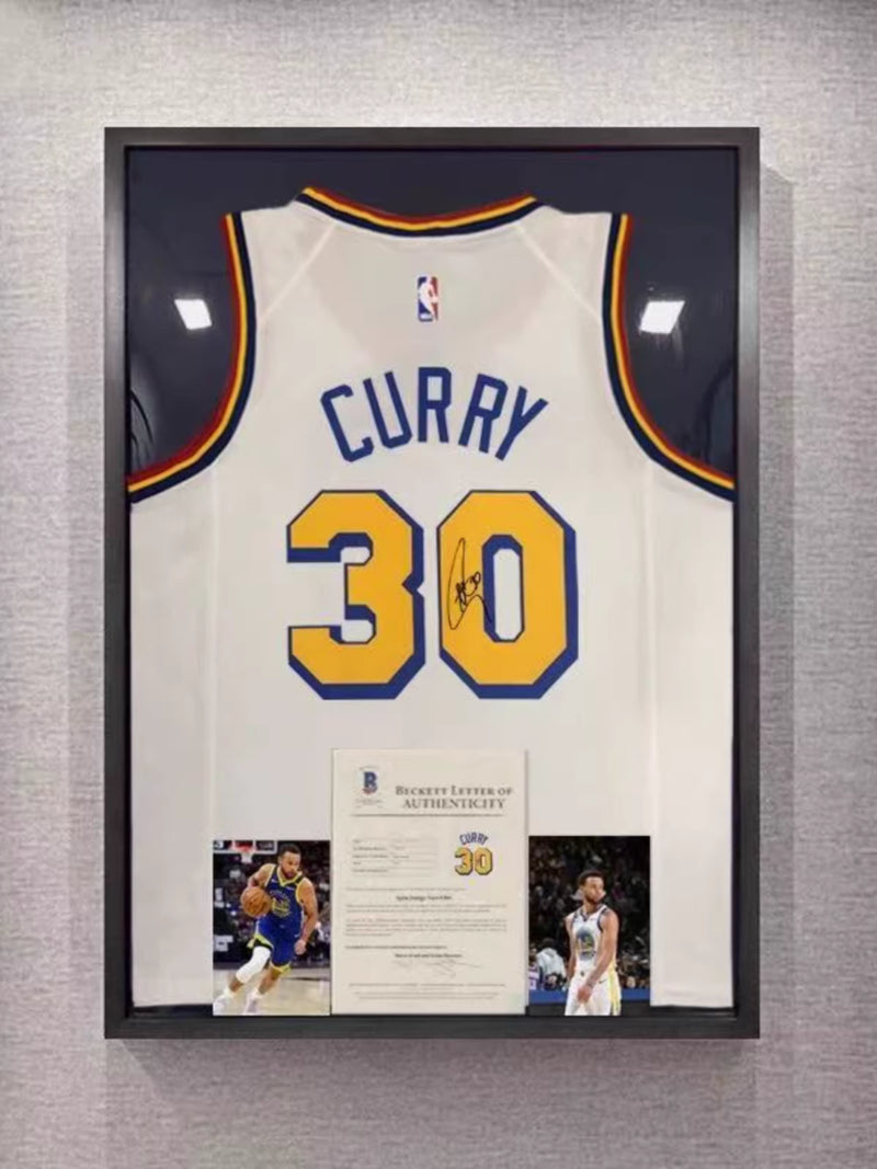 Load image into Gallery viewer, Stephen Curry Golden State Warriors Framed Jersey Display (60×80cm) – Facsimile Signature Edition - i-Station Mobile Phone &amp; Electronic Device Repair and Accessories
