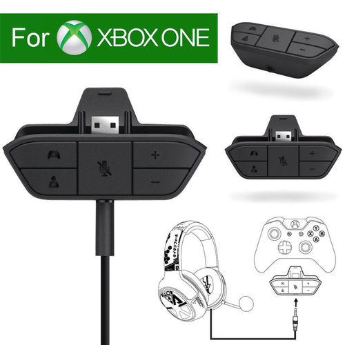 Xbox One - Headphone Controller Panel 3.5mm Adapter Game Controller Extension Hub - Polar Tech Australia