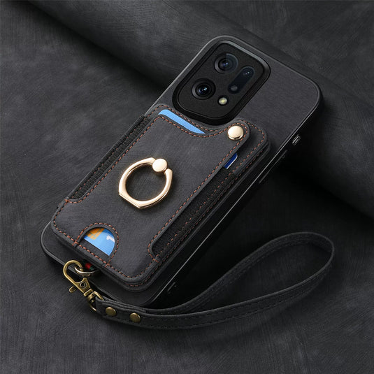 [Built-in Card Slot][With Lanyard] OPPO Reno15 Pro/F - Multifunctional Wallet Phone Case - i-Station Mobile Phone & Electronic Device Repair and Accessories