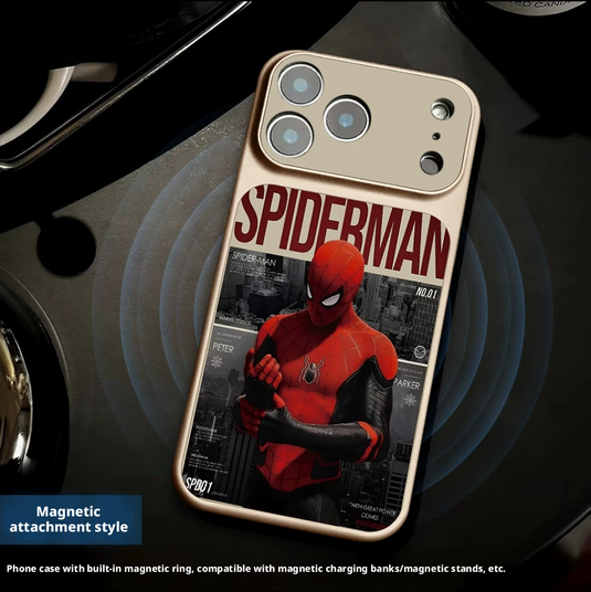 [MagSafe Compatible] Apple iPhone 13 /Mini /Pro /Pro Max Spider-Man Series Ice-Cool Frosted Shockproof Protective Case