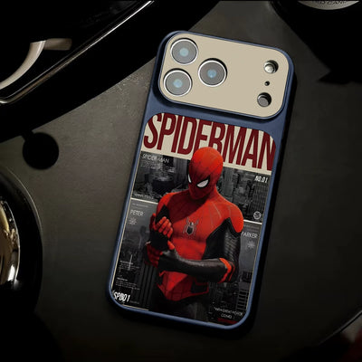Apple iPhone 13 /Mini /Pro / Pro Max- Spider-Man Series Ice-Cool Frosted Shockproof Protective Case - i-Station Mobile Phone & Electronic Device Repair and Accessories
