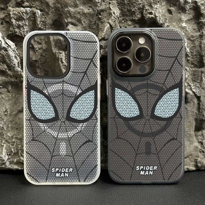 Load image into Gallery viewer, [MagSafe Compatible] Apple iPhone 16 / Plus / Pro / Pro Max Spider-Man Series Ice-Cool Frosted Shockproof Protective Case
