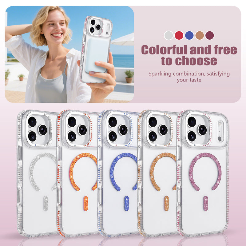 Load image into Gallery viewer, iPhone 17 Pro Transparent Slim Shockproof Case with MagSafe Magnetic Ring &amp; Raised Camera Protection - i-Station Mobile Phone &amp; Electronic Device Repair and Accessories
