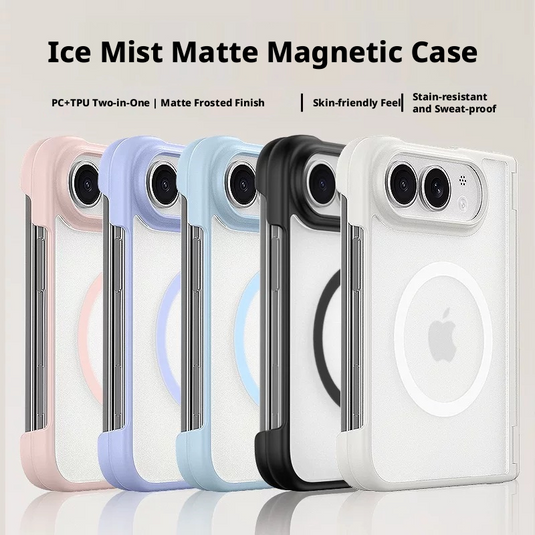 [MagSafe Compatible] Apple iPhone Ultra Foldable Magnetic PC+TPU Shockproof Full-Coverage Protective Case