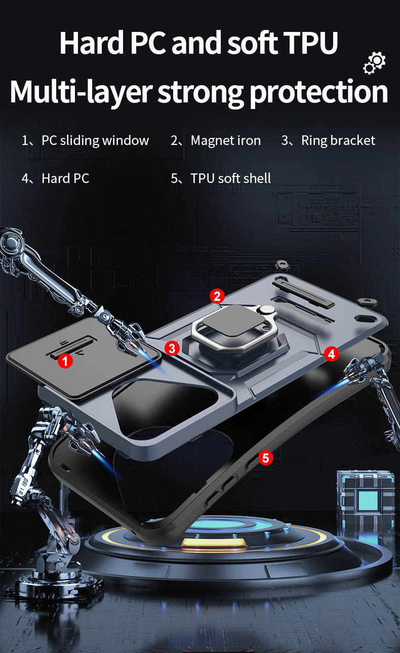 Load image into Gallery viewer, [Built-in 360-degree rotatabl bracket][Camera Cover] Huawei Mate 60/Pro/Pro+ Shield Shockproof Rugged Heavy Duty Case

