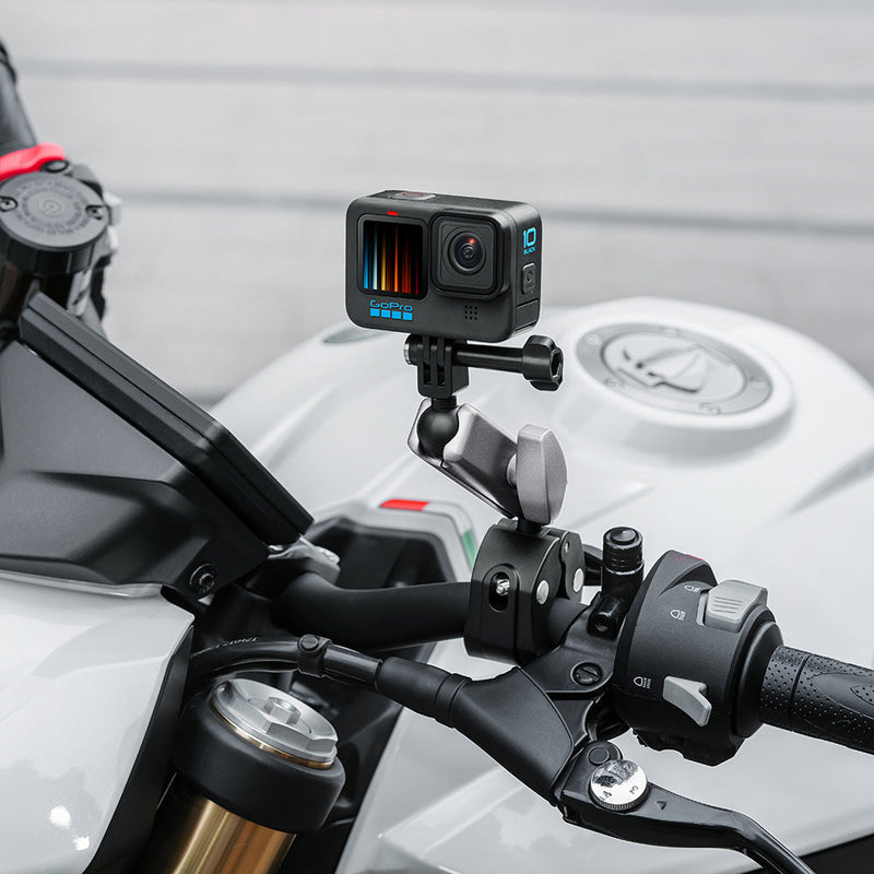 Load image into Gallery viewer, GoPro Accessories | Action Camera Mount | Insta360 X3 Bicycle &amp; Motorcycle Handlebar Mount
