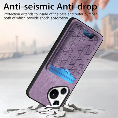 [With Pen Slot] Huawei P50/Pro Minimalist Folding Bracket Protective Genuine Leather Series Case - i-Station Mobile Phone & Electronic Device Repair and Accessories