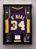 Shaquille O'Neal Los Angeles Lakers Framed Jersey Display (60×80cm) – Facsimile Signature Edition - i-Station Mobile Phone & Electronic Device Repair and Accessories