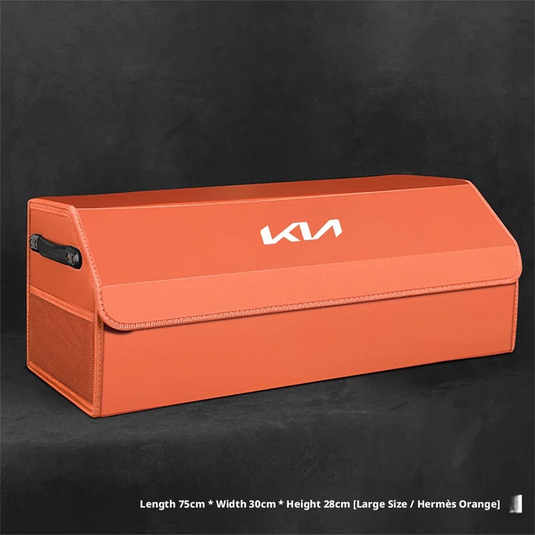 Kia Trunk Storage Box – Waterproof Foldable Microfiber Leather Cargo Organizer