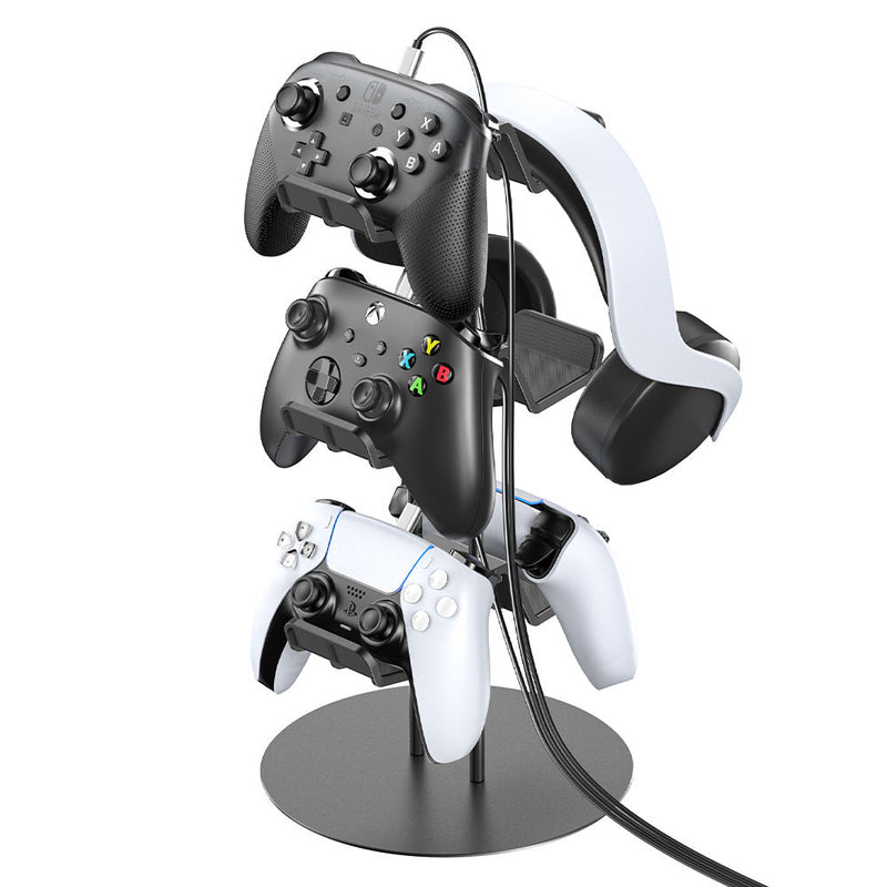 Load image into Gallery viewer, PS5 Game Controllers and Headset Storage Organizer Rack
