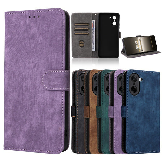 [With Card Slot] OnePlus Nord CE5 (CPH2719) - Multi Functional Buckle Flap Wallet Series Case With Lanyard