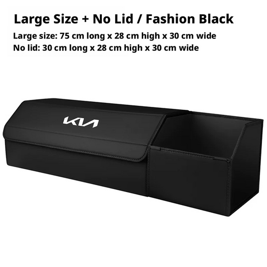 Kia Trunk Storage Box – Waterproof Foldable Microfiber Leather Cargo Organizer