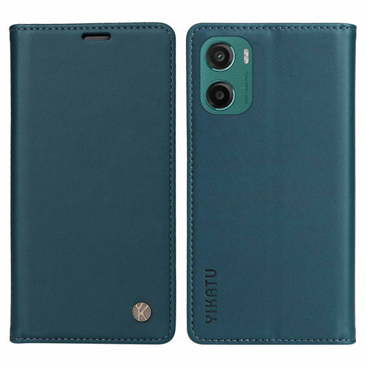 [With Card Slot] Motorola Moto G06 - Shockproof Magnetic Flip Wallet Case