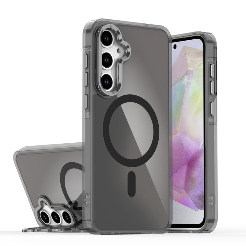 Load image into Gallery viewer, [Built-in Lens Kickstand][Magsafe Compatible] Samsung Galaxy A56 Gradient Full-Body Shockproof Phone Case
