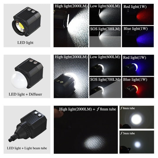 GoPro Series - 60M Ultra Brightness Underwater Fill Light Diving Light - i-Station Mobile Phone & Electronic Device Repair and Accessories