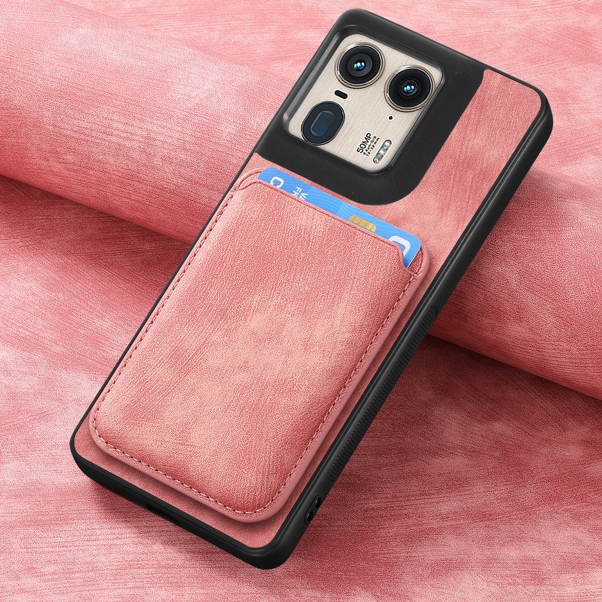 [With Magnetic Card Holder] Motorola Moto E20/30 Leather Shockproof Essentials Series Case - i-Station Mobile Phone & Electronic Device Repair and Accessories