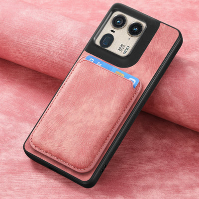 [With Magnetic Card Holder] Motorola Moto E20/30 Leather Shockproof Essentials Series Case - i-Station Mobile Phone & Electronic Device Repair and Accessories