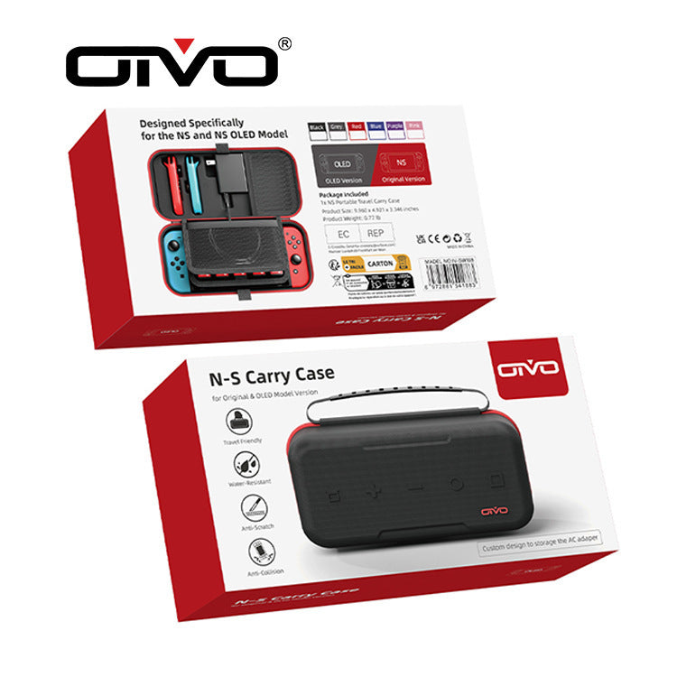 [IV-SW188] Nintendo Switch OLED Carrying Case EVA Shockproof Handheld Storage Bag - i-Station Mobile Phone & Electronic Device Repair and Accessories