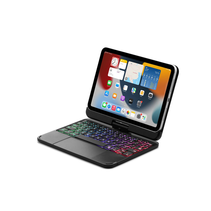 Load image into Gallery viewer, [With Backlit] Apple iPad Mini 6/7 8.3'' 6/7th Gen (2021/2024) 360-Degree Rotatable Magnetic Smart Wireless Toupad Keyboard Case - i-Station Mobile Phone &amp; Electronic Device Repair and Accessories
