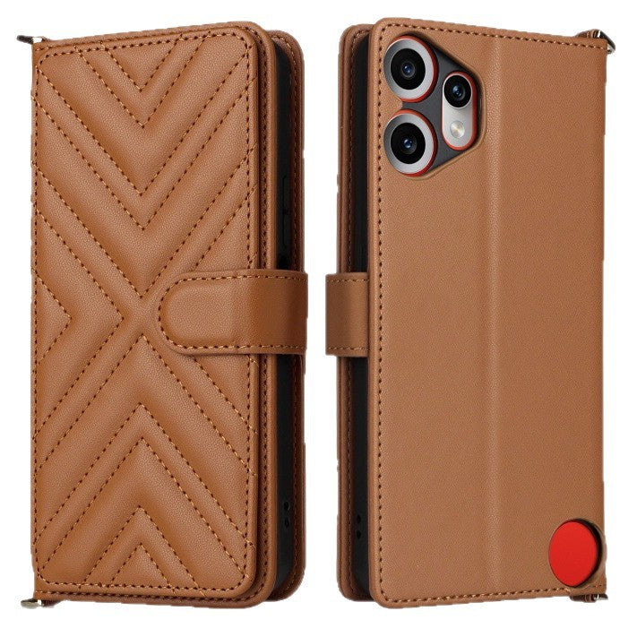 Load image into Gallery viewer, [With Card Slot][With Lanyard] Nothing CMF Phone 2 Pro Multi Functional Premium Leather Wallet Series Case - i-Station Mobile Phone &amp; Electronic Device Repair and Accessories
