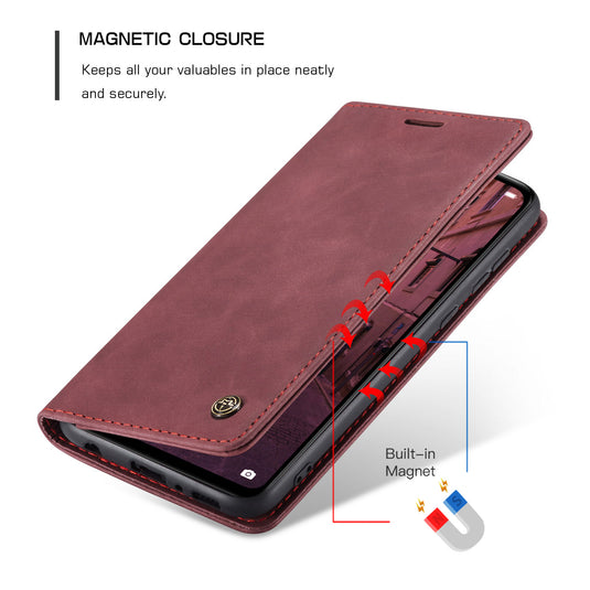 [With Card Slot] Huawei P Smart (2021) Multi-Functional Leather Flip Shockproof Wallet Case