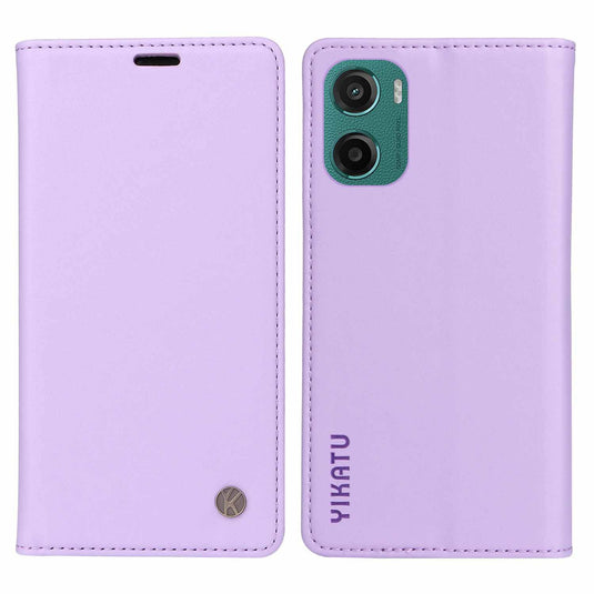 [With Card Slot] Motorola Moto G06 - Shockproof Magnetic Flip Wallet Case