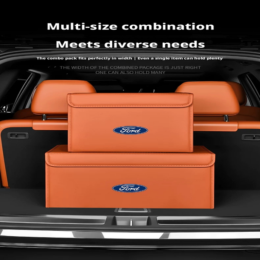 Ford Trunk Storage Box for Mondeo, Edge, Focus, Taurus, Kuga & Escort – Car Cargo Organizer