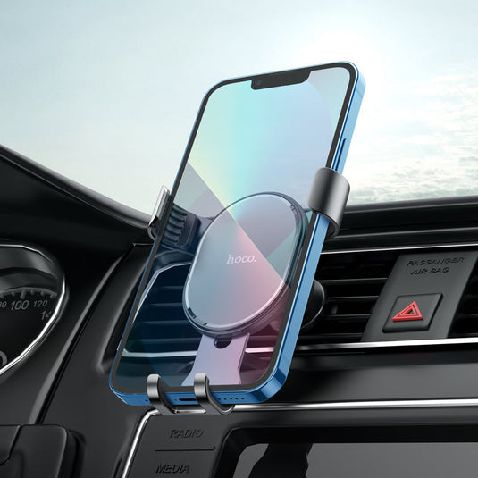 [CA56 Plus] HOCO Universal Metal Armour Aircon Vent Flow Gravity Phone Holder - Polar Tech Australia