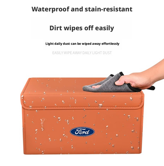 Ford Trunk Storage Box for Mondeo, Edge, Focus, Taurus, Kuga & Escort – Car Cargo Organizer