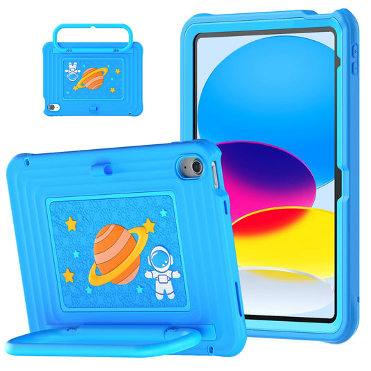 [With Shoulder Strap] Apple iPad Air 11-inch M2/M3/M4 (2024/2025/2026) Children’s Silicone Stand Anti-drop Protective Case - i-Station Mobile Phone & Electronic Device Repair and Accessories