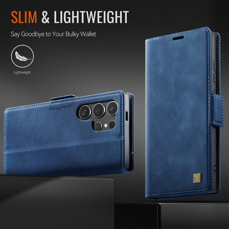 Load image into Gallery viewer, [With Card Slot] Samsung Galaxy S25/Plus/Ultra/Edge - Premium Leather Shockprppf Flip Case
