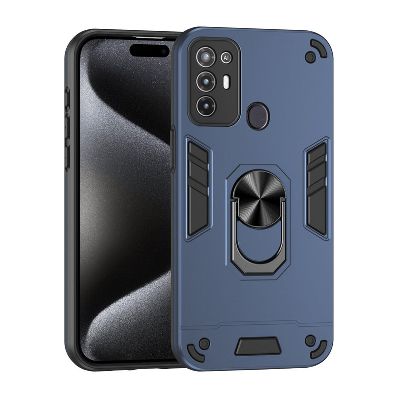 Load image into Gallery viewer, [Built-in Ring Bracket] ZTE Axon 60/Lite Anti-slip Shockproof Heavy Duty Series Case
