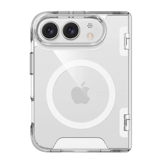 [MagSafe Compatible] Apple iPhone Foldable Series Ultra Slim Transparent Anti-Yellowing Full-Coverage Shockproof Protective Case