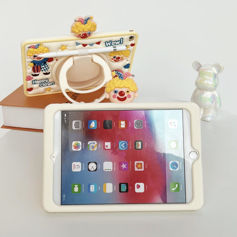 Load image into Gallery viewer, [Built-in Ring Bracket] Apple iPad 7/8/9 10.2&#39;&#39; 7/8/9th Gen (2019/2020/2021) Joker Silicone Full-Body Shockproof Case
