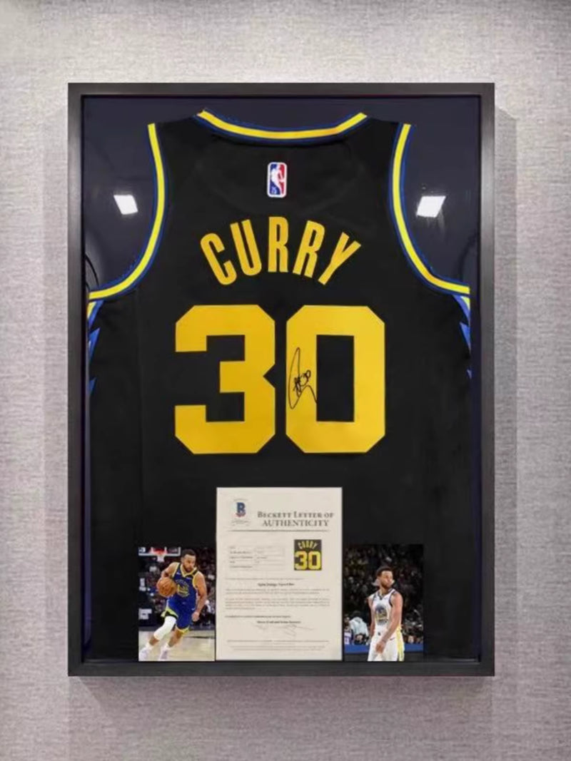 Load image into Gallery viewer, Stephen Curry Golden State Warriors Framed Jersey Display (60×80cm) – Facsimile Signature Edition - i-Station Mobile Phone &amp; Electronic Device Repair and Accessories
