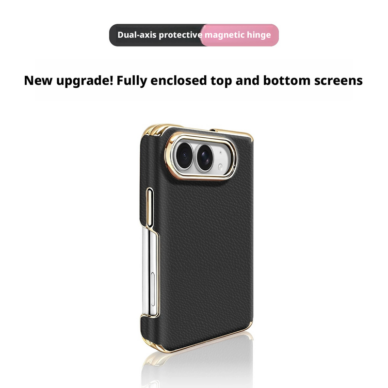 Load image into Gallery viewer, Apple iPhone Ultra Dual-Axis Full-Coverage Premium Leather-Feel Shockproof Protective Case – 14 Colors
