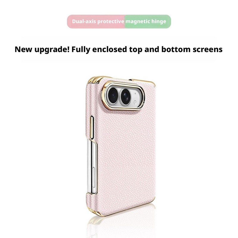 Load image into Gallery viewer, Apple iPhone Ultra Dual-Axis Full-Coverage Premium Leather-Feel Shockproof Protective Case – 14 Colors
