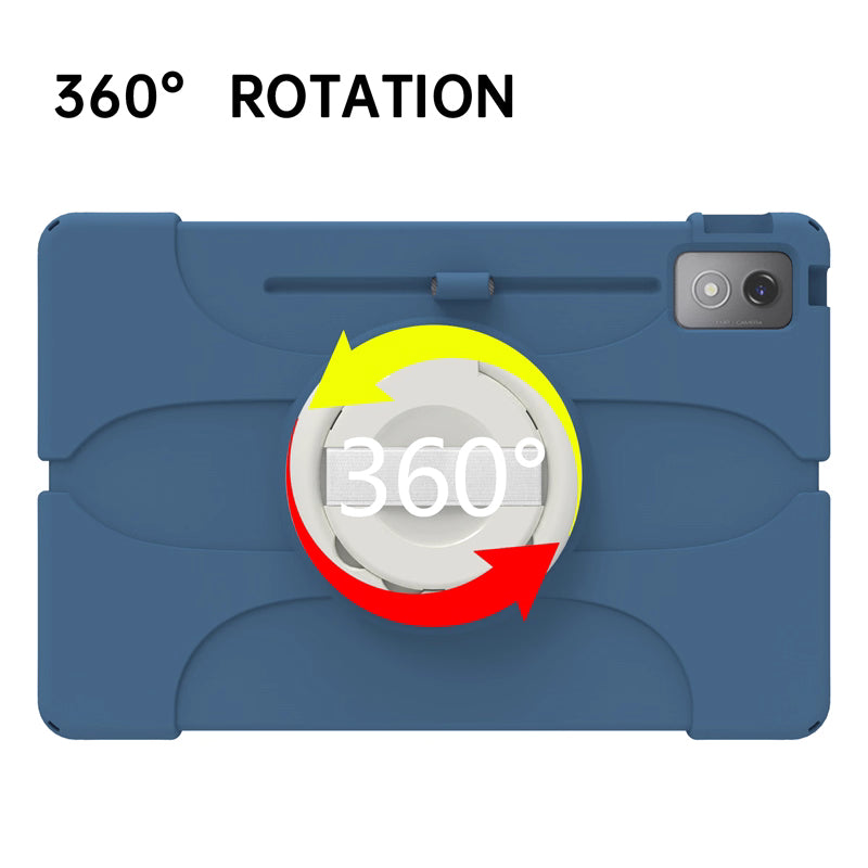 Load image into Gallery viewer, Lenovo Idea Tab Pro 12.7&quot; 2025 (TB373FU/TB375FC) - Soft Silicone 360° Rotating Wristband Stand Shockproof Case
