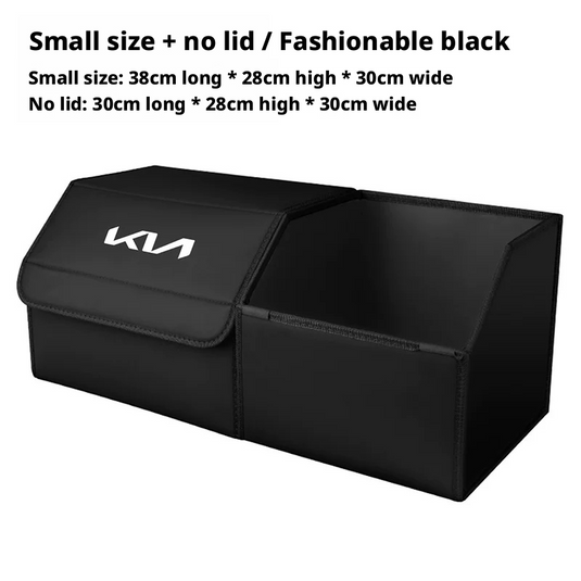 Kia Trunk Storage Box – Waterproof Foldable Microfiber Leather Cargo Organizer