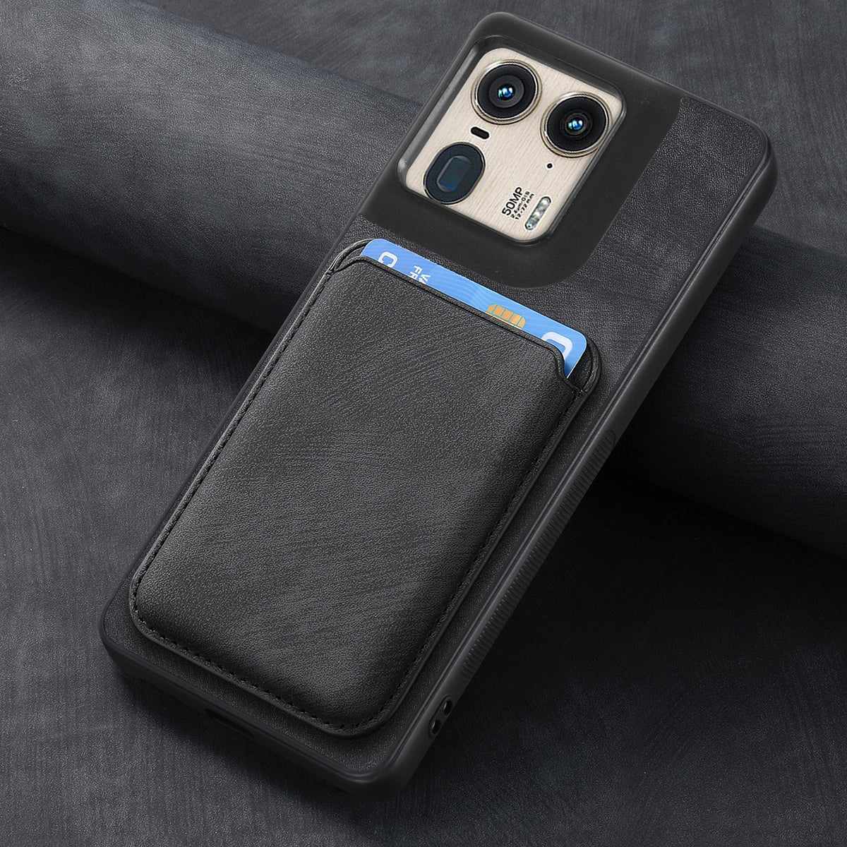 [With Magnetic Card Holder] Motorola Moto E20/30 Leather Shockproof Essentials Series Case - i-Station Mobile Phone & Electronic Device Repair and Accessories