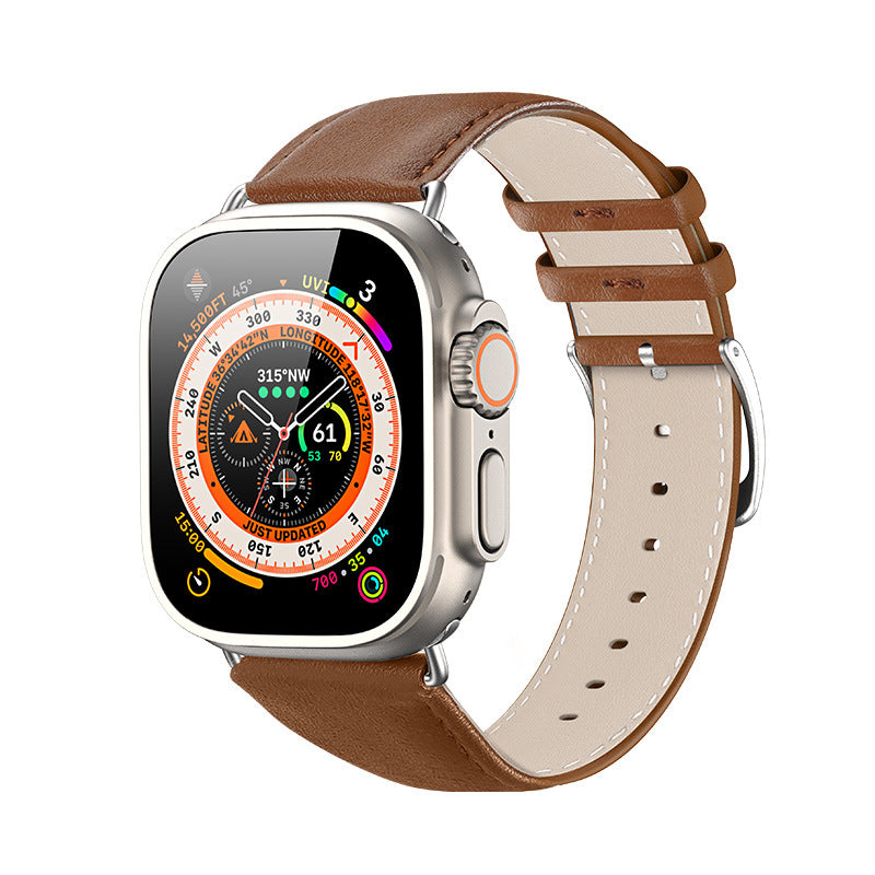 Load image into Gallery viewer, Apple Watch Series 1/2/3/4/5/6/SE/7/8/9/10 Business Premium Waterproof Leather Watch Strap Band
